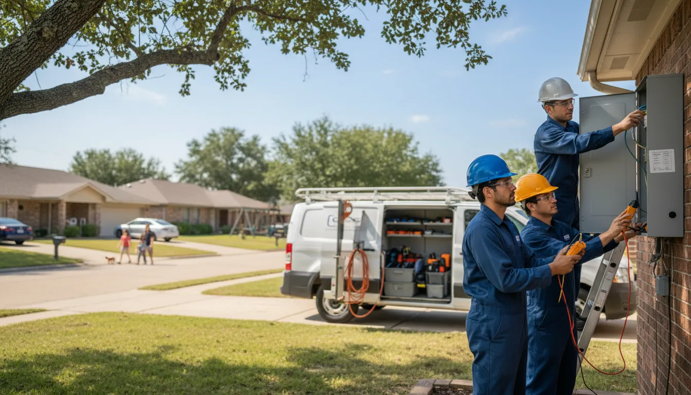 Certified electrician providing emergency electrical services in Robstown, TX
